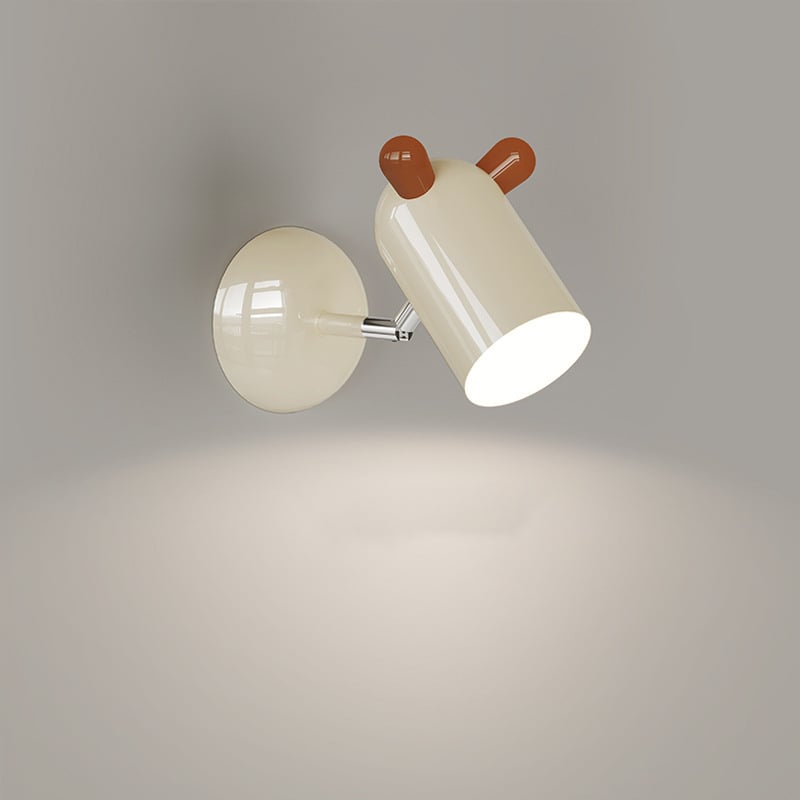 Modern Nordic Cream Style Wall Lamp for Study Bedroom Bedside Hotel Room