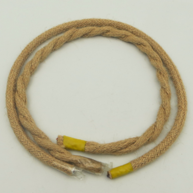 Vintage Linen Braided Copper Cable 0.75mm² for Rustic Industrial Lighting