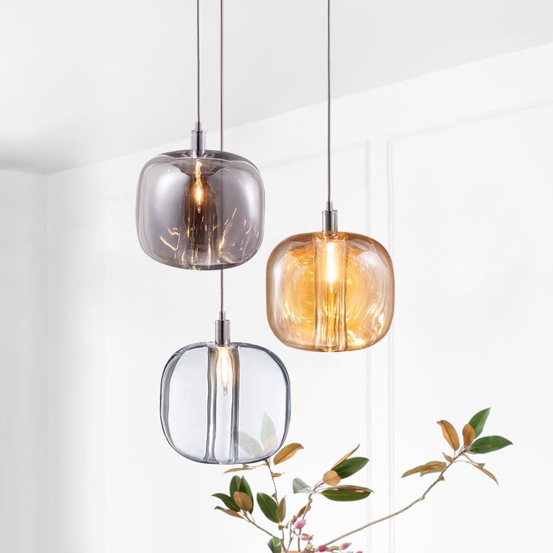 Creative Luxury Crystal Glass LED Restaurant Decorative Chandelier Pendant Light