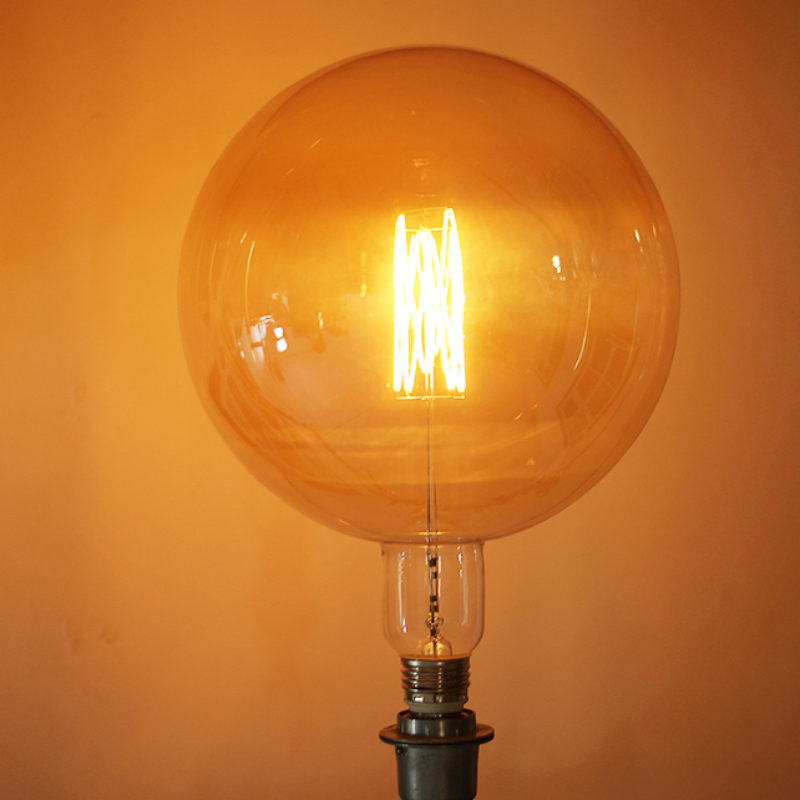 G380 Big Size Clear Glass LED Bulb for Decor Lighting