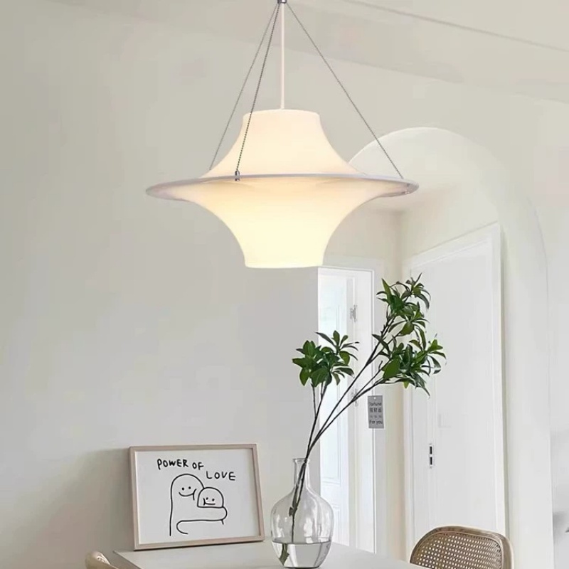 Retro Cream Style Bauhaus Nordic Decorative Pendant Lgiht Restaurant Dining Table Eye-protection Hanging Lamp