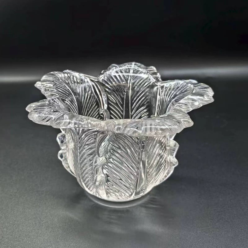 Vintage Elegant Glass Flower Lampshade DIY Accessories for Chandelier Wall Lamp