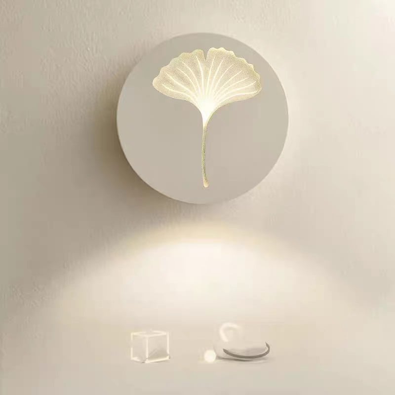 Modern Minimalist Cream Round Square Design LED Wall Lamps for Hallways Staircases