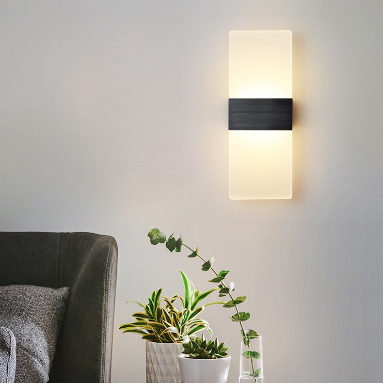 220V 110V Bedroom Bedside Living Room Balcony Aisle Wall Mounted Lamp