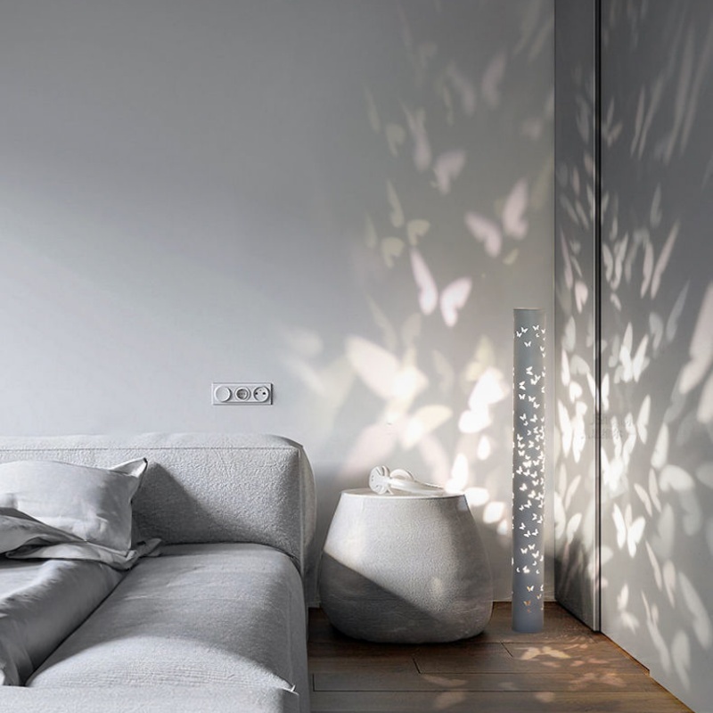 Lampada LED għall-art ta' Ċilindru Bieb Ħelu għall-kamra tat-tifel u għall-kamra tal-logu