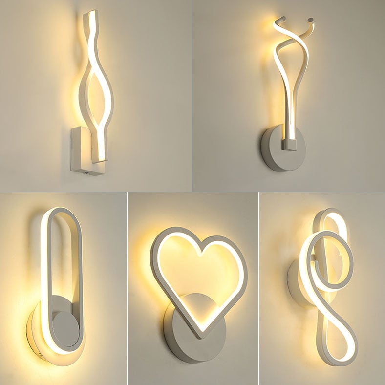 Creative Modern Bedroom Bedside Wall Lamp Nordic Aisle Decoration Art Design Wall Sconce