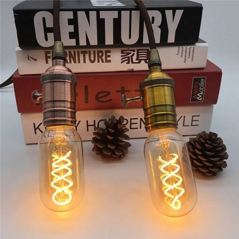 T45 Clear Soft Filament LED Bulb for Decor Lighting