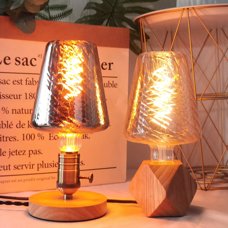 Irregular LED Bulb Creative Table Lamp Shape for Bedside Decor Lighting