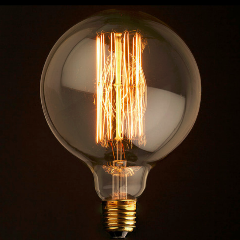 G125 Squirrel Cage Filament Edison Bulb for Home Lighting