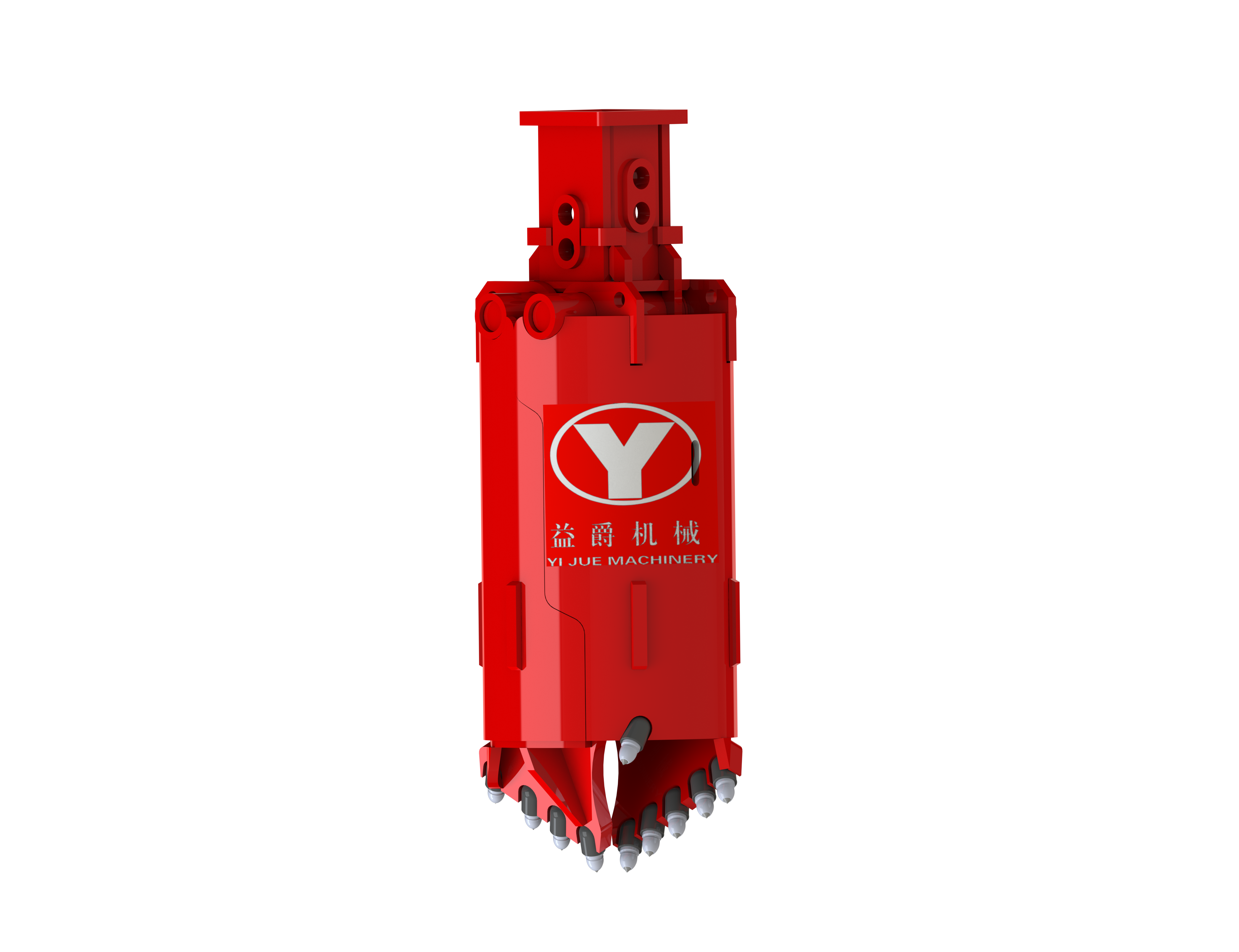 Open Type Drilling Bucket With Drilling Teeth for Soil/Rock