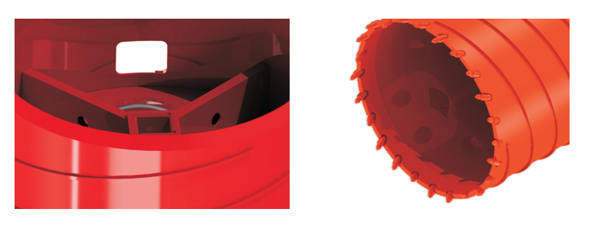 CORE BARREL WITH BULLET TEETH manufacture