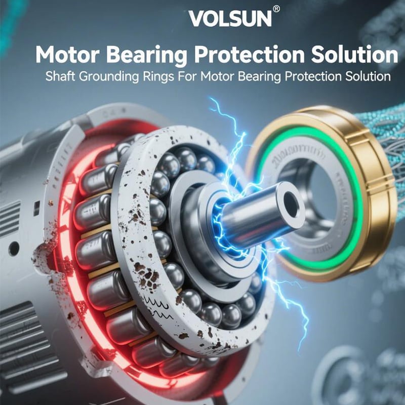แหวนกราวด์เพลา Volsun - วิธีการป้องกันที่นวัตกรรมสำหรับหมุดลูกปืนของมอเตอร์