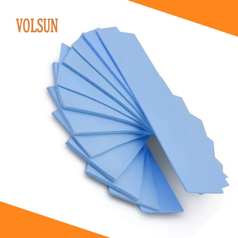 Comparing silicone pad thermal conductivity with other materials