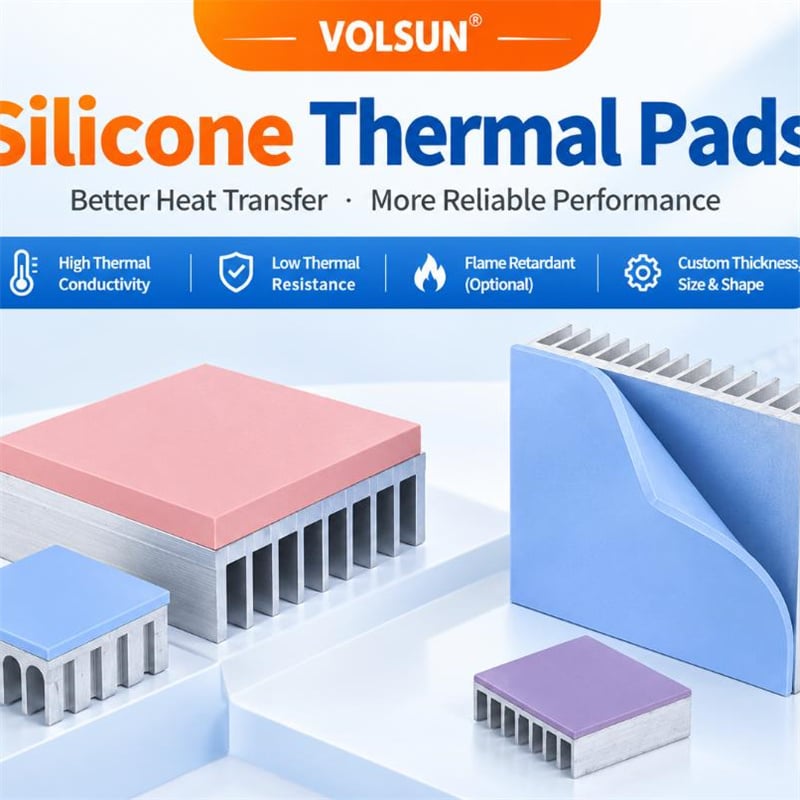 How to Choose a Silicone Thermal Pad: Thermal Conductivity, Thickness & Hardness Explained