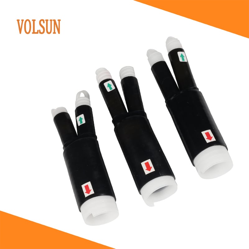 Customized cold shrink tubing for a seamless fi
