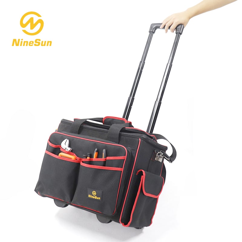 TrB-103-NL-BLK.RD Tool Trolley Bag in Nylong Black/Red Color