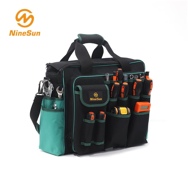SB-104-NL-BK.GN Sling Tool Bag in Nylon Black/Green Color