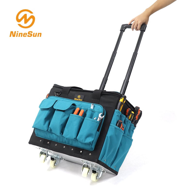 TrB-104-NL-BK.BU Tool Trolley Bag in Nylon Black / Blue Color
