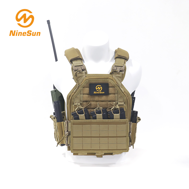 TcV-102-NL-BN Tactical Vest Nylon Brown