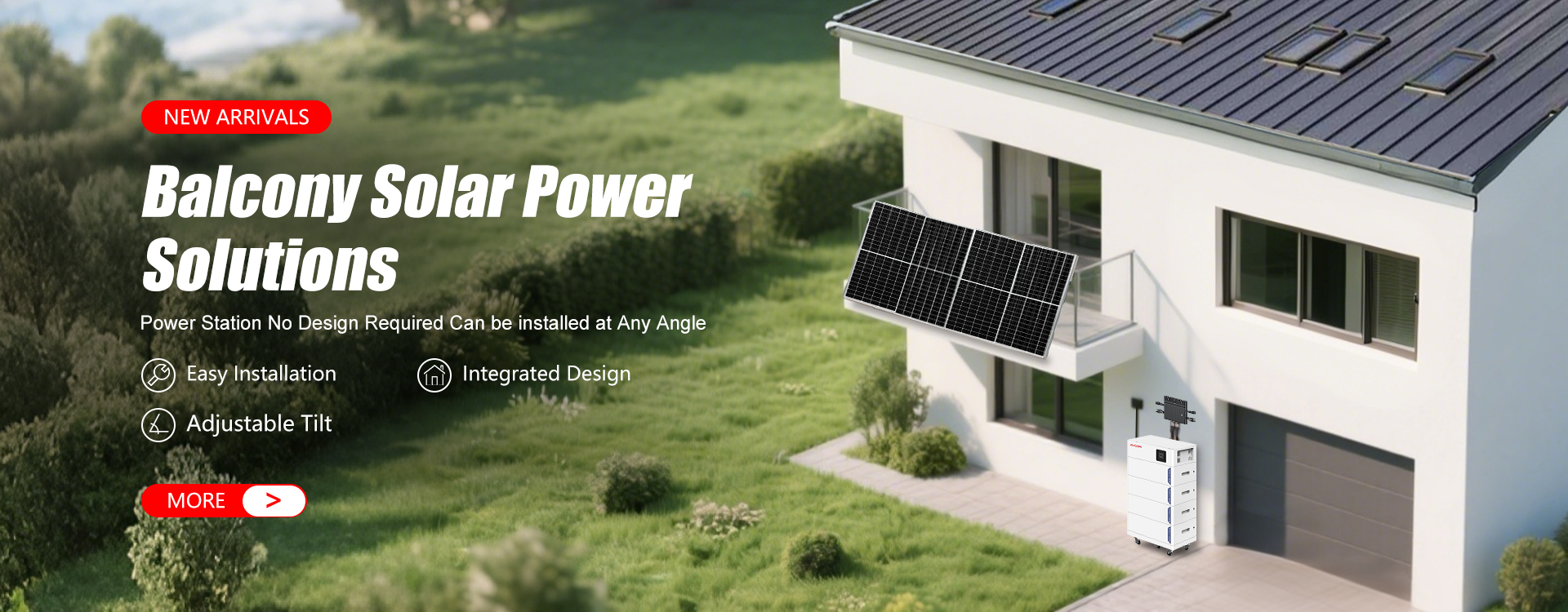 Balcony Solar Kits With Plug-and-Play Micro Inverters for Urban Apartments
