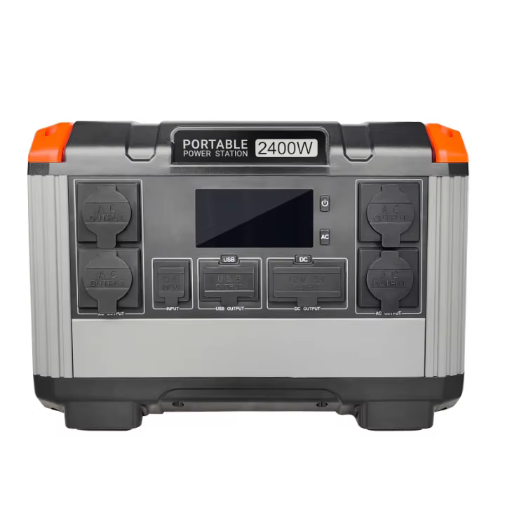 2000W Solar Portable Power Stations Emergency Backup Mobile Camp Outdoor