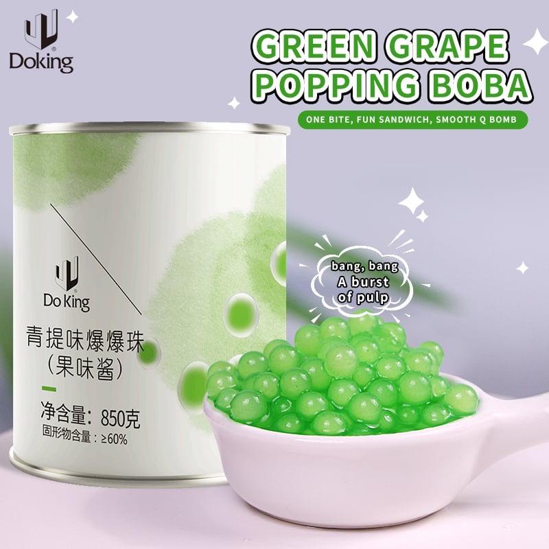 Grgeen Grape Popping Boba manufacture