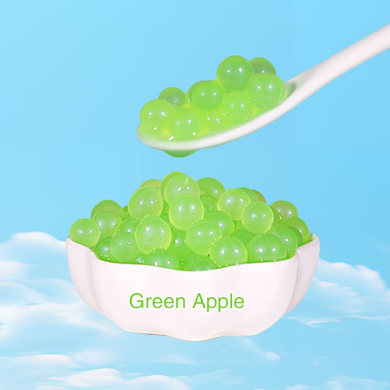 Green Apple Popping Boba manufacture