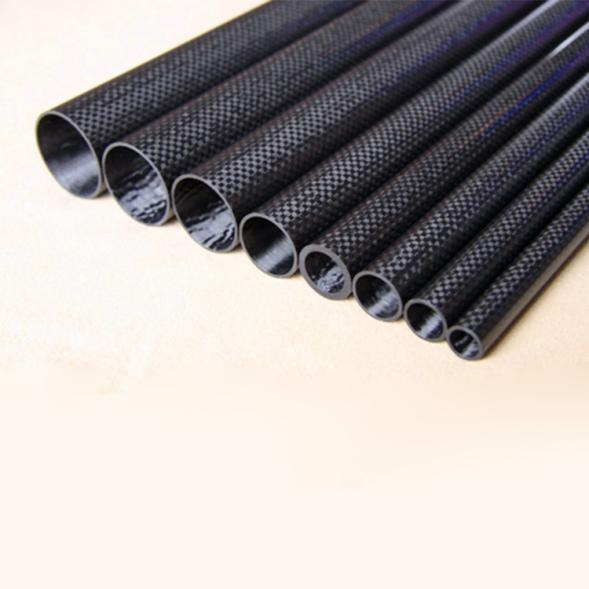 Lightweight 3K fabric-wrapped carbon fiber tube with high torsional strength for UAV drone arms..png