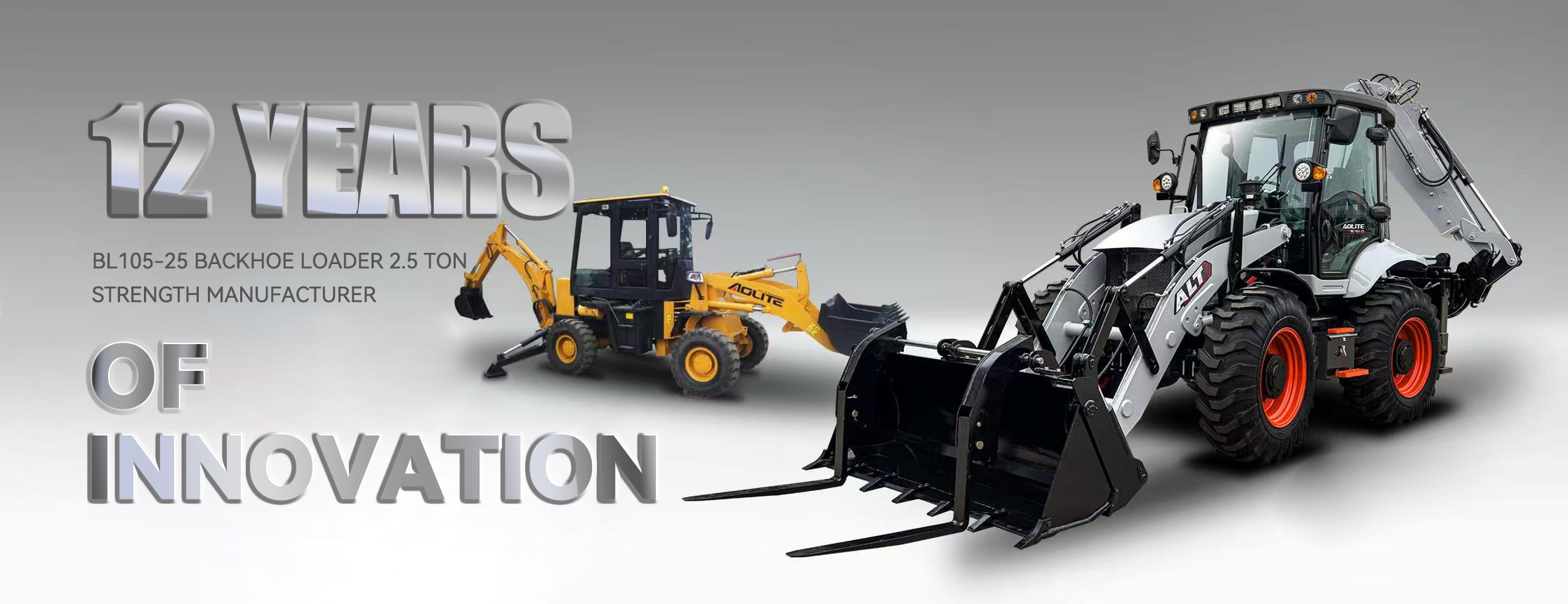 2013: AOLITE’s 1st set of backhoe loaders launched.