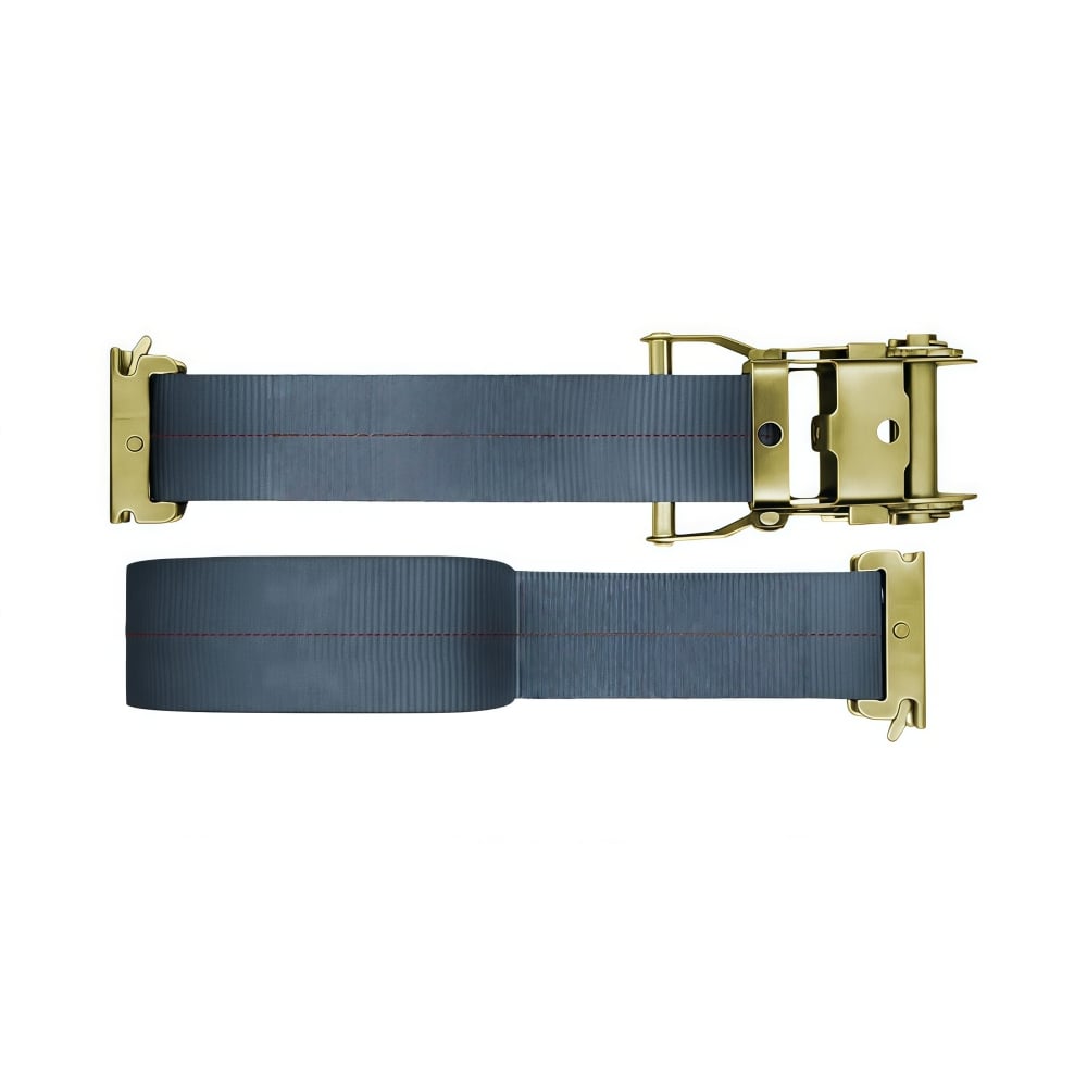 E Track Cargo Lashing Strap 1500LBS 2inch Polyester Webbing Ratchet Strap for Transportation Sangle Secure Load