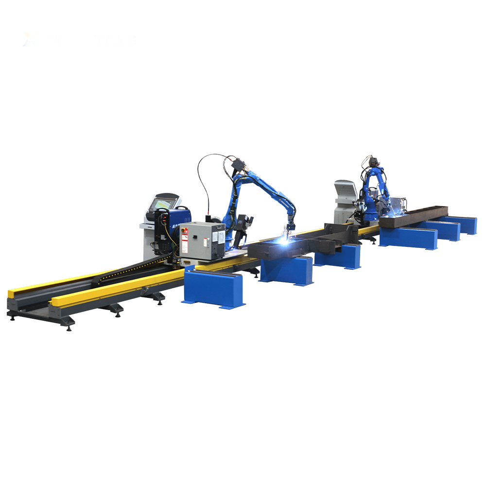 Ground Rail Type IIntelligent Welding Robot Station for steel structure