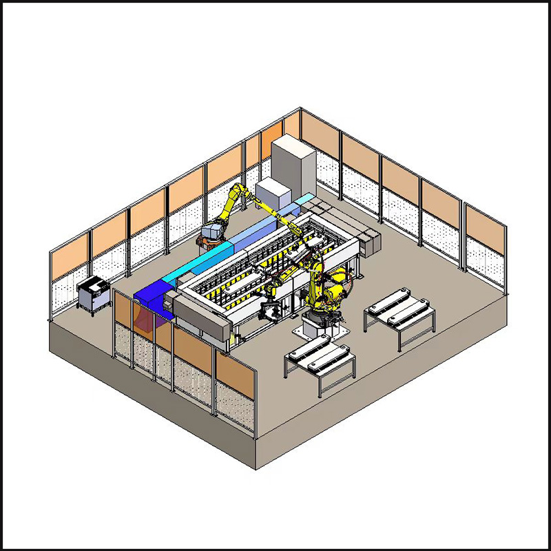 Industrial robots offline programming simulation platform