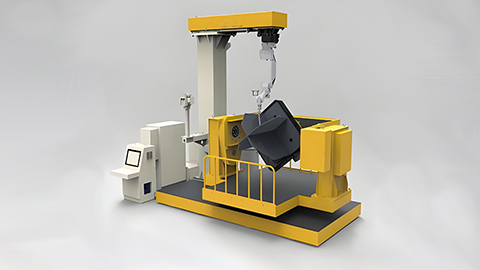 Steel structure tower foot  intelligent welding
