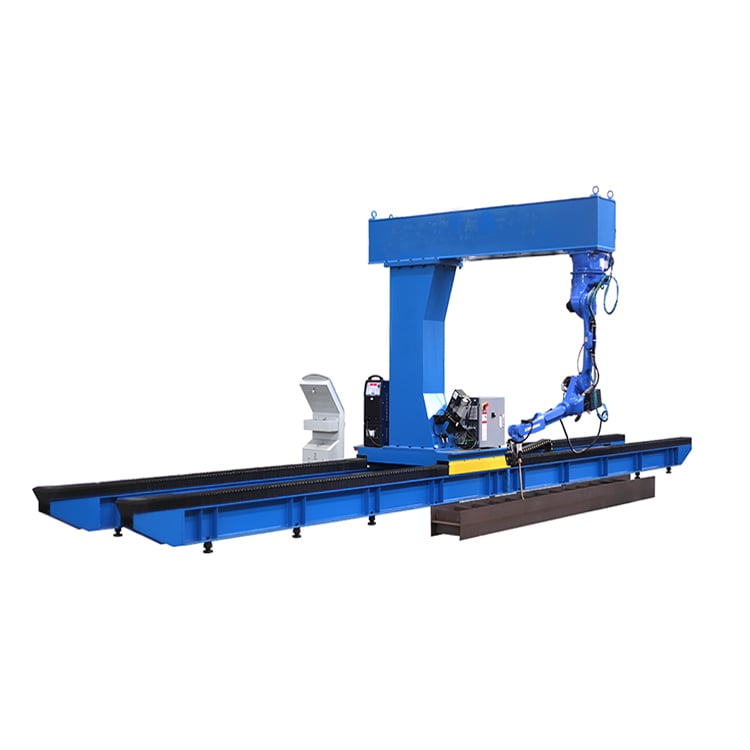 Intelligent non-teaching welding robot for steel structure