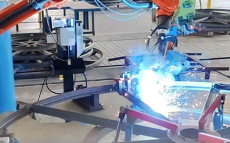 Laser Seam Tracking System For Cable Reel Industry Welding Project