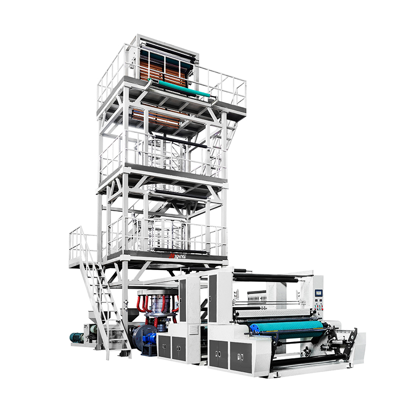 Three Layers Co-extruding Rotary Die-Head Film Blowing Machine Set