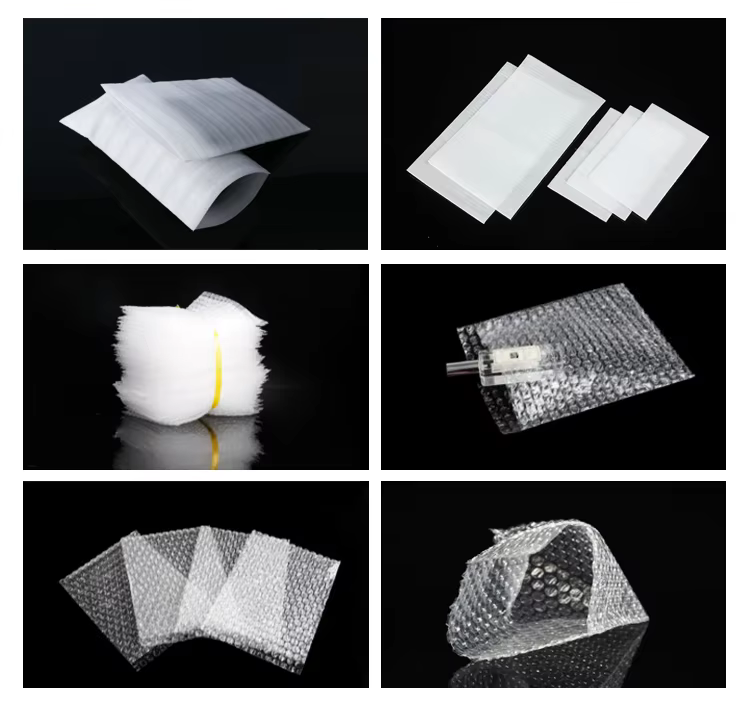 product automatic 3 side plastic pe air bubble film bag making machine892-1