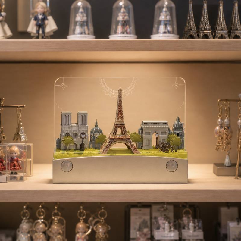 Custom 3D Paper Sculpture Gifts for Museums and Cultural Institutions