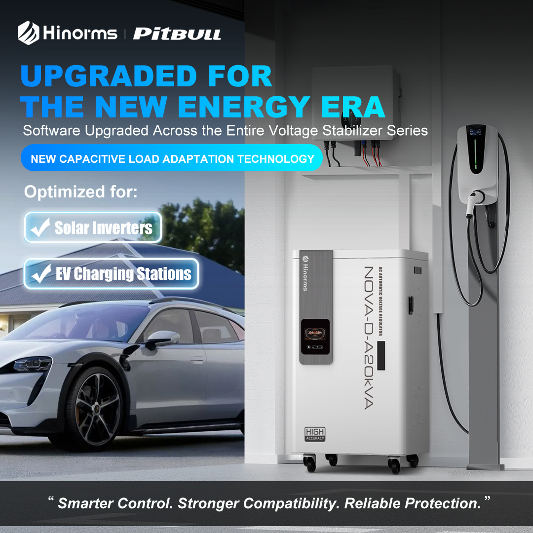 Hinorms Upgrades Entire Voltage Stabilizer Series with New Capacitive Load Adaptation Technology