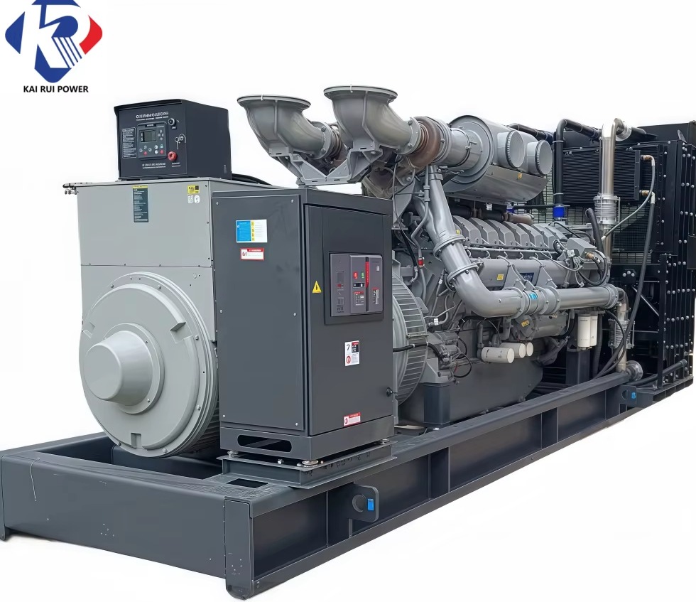 Kairui hot sale 1650kva 1320kw 1500kva 1200kw cummins generator set alternator open type iso900 diesel generator set supplier
