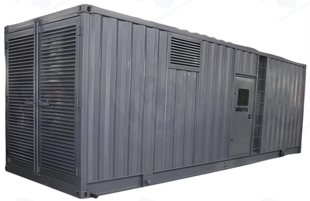 KR hot selling 1520KW 1900KVA Container diesel generator set power generator details
