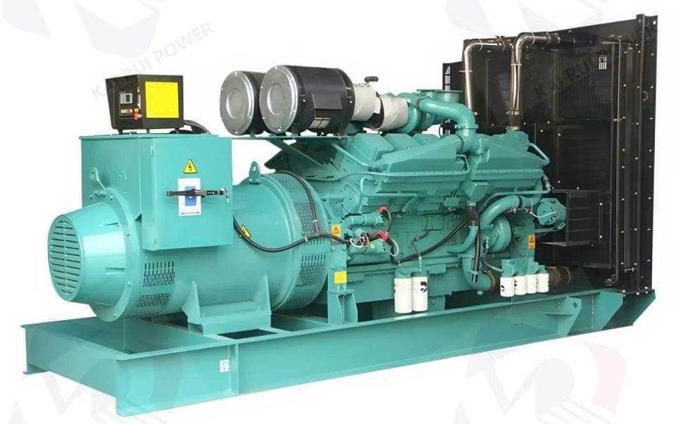 Kairui 1650kva 1320kw 1500kva 1200kw open type generator diesel cum mins weifang diesel per kins generator sets supplier