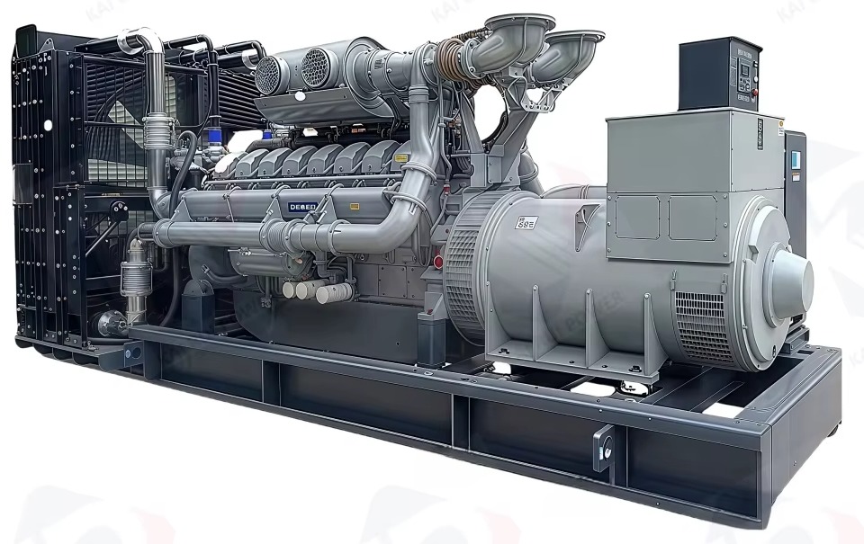 Kairui 2050kva 1640kw open type cum mins emergency power diesel engine generator power diesel power plant generator details