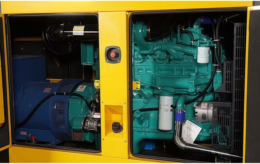 Kairui silent type 800kva 640kw diesel generator for mining industry com mins engine 3 phase diesel power generator manufactures supplier