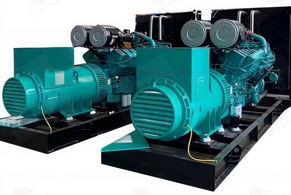 Kairui 2687kva Diesel Generator Set Open Frame 2150kw Power Plant Electric Dynamo Diesel Generator For Industrial supplier