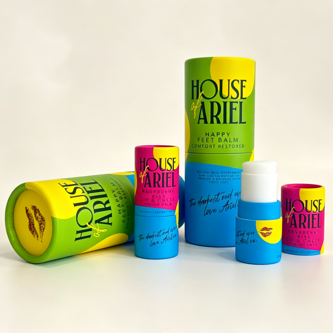 Custom Deodorant Stick Container Twist Up Paper Tube Kraft Packaging for Solid Deodorant Personal Care Products
