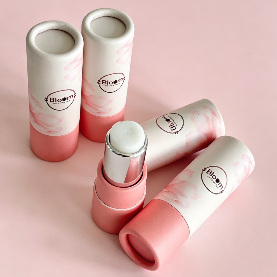 Kraft Paper Lipstick Tube Twist Up Lip Balm Container Custom Cosmetic Packaging for Beauty and Makeup Brands