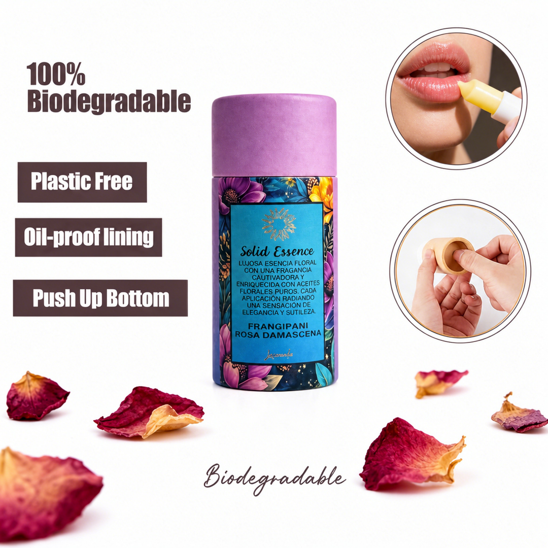 Push-Up Paper Tube for Deodorant and Lip Balm Eco Friendly Kraft Cardboard Cylinder Container