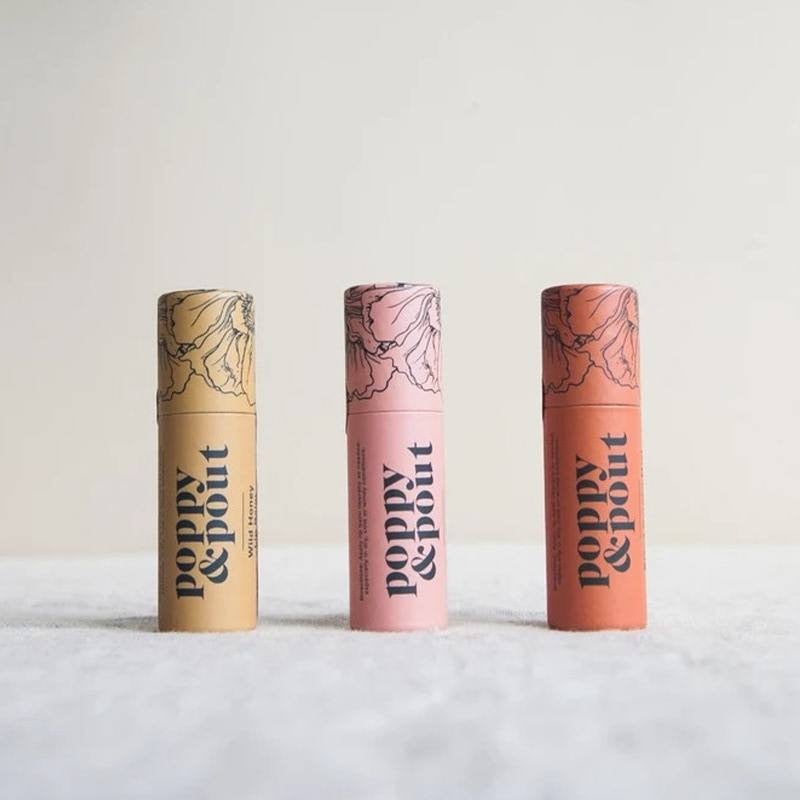 Recyclable Packaging Cylinder Tube with Oil-Resistant Liner for Solid Cream Lip Balm Lipgloss