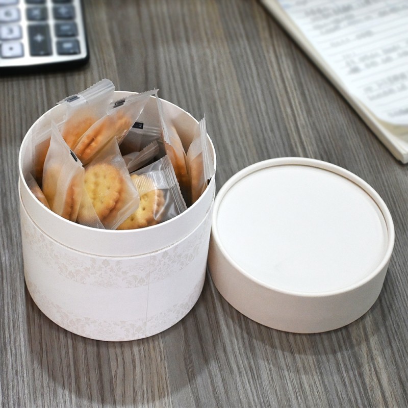 Food Grade Cardboard Packaging Recycled Cookies Chocolate Paper Tube with Waterproof